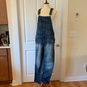 Relaxed fit overalls